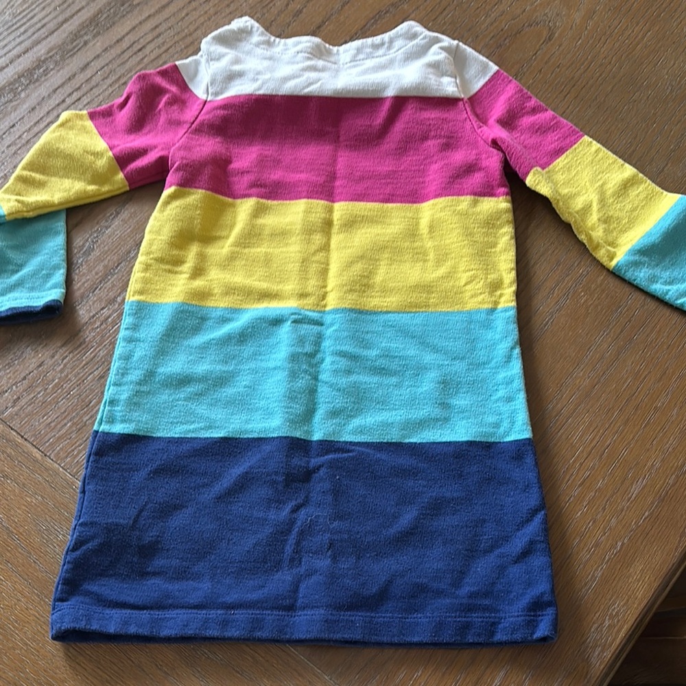 GAP Pink and Yellow Long Sleeve Tee with Playful Stripes - Picture 4 of 4